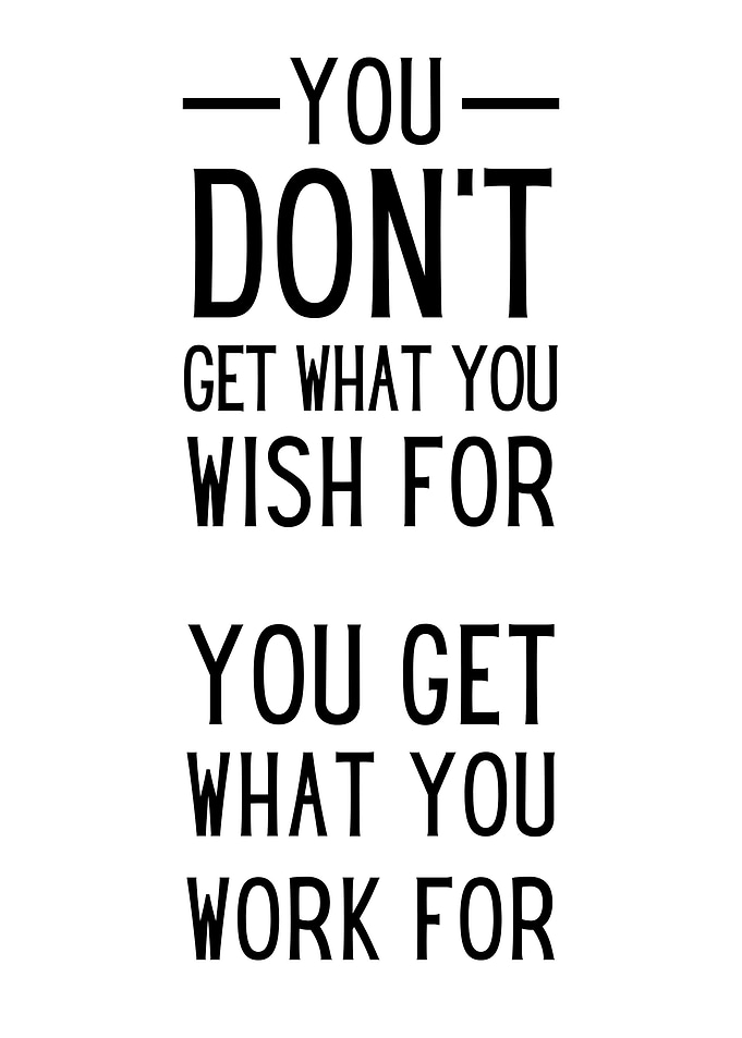 Wish vs Work For It