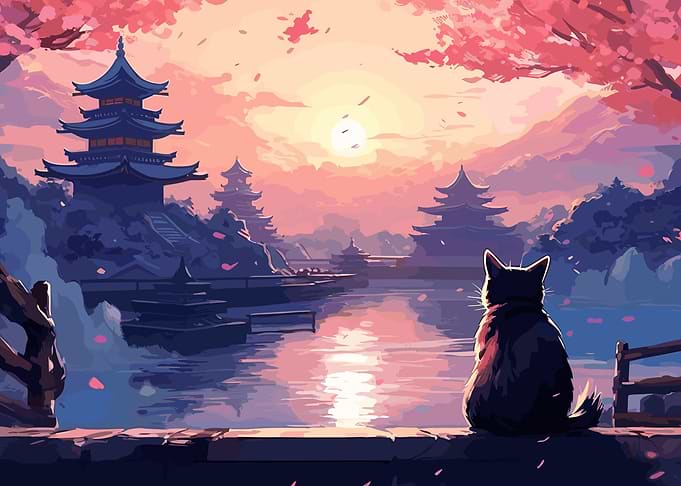 The Moon Night Cat Japan