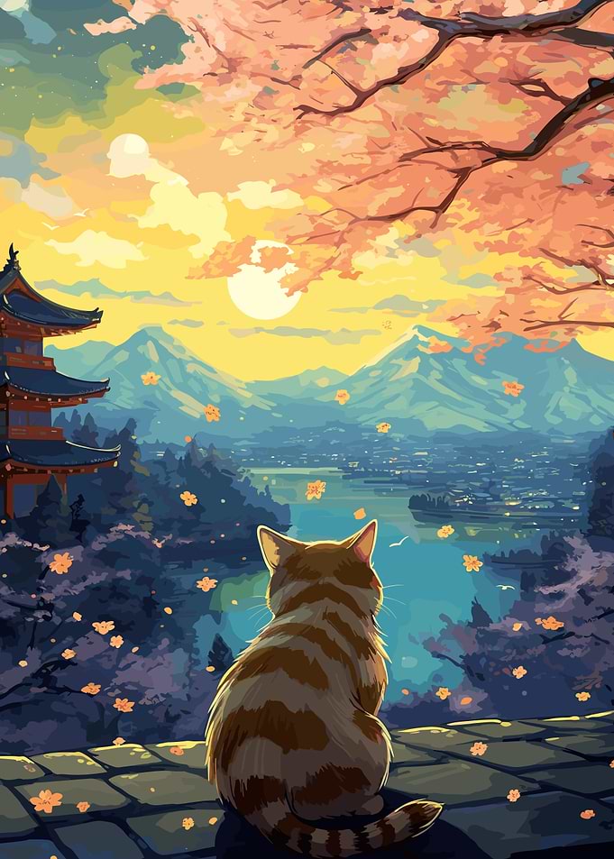 The Moon Night Cat Japan
