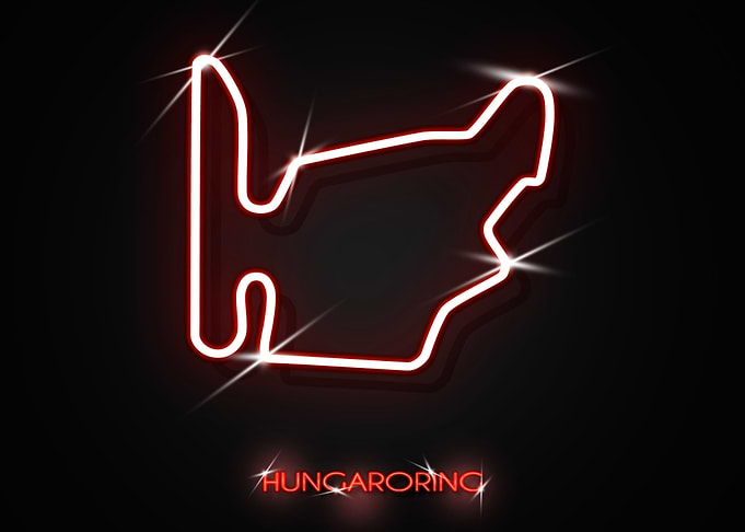 Hungaroring Hungary Neon