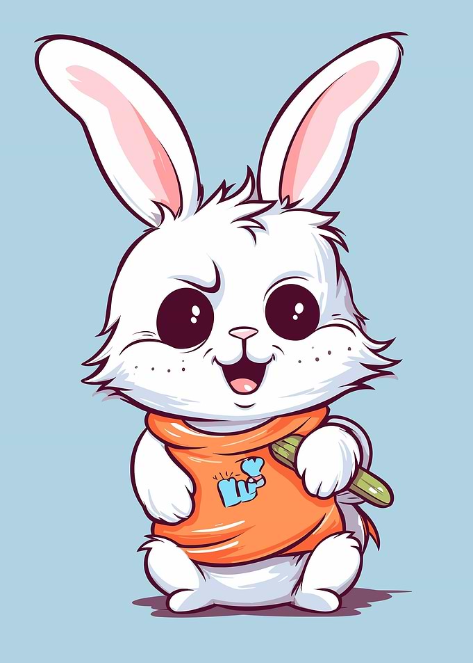 cute rabbit animal