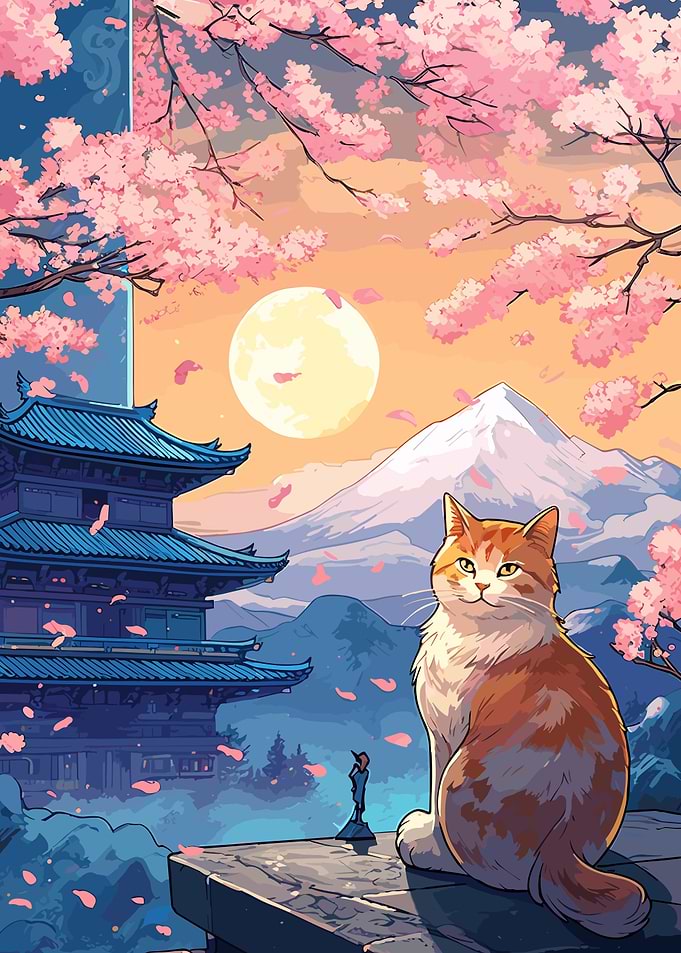 The Moon Night Cat Japan
