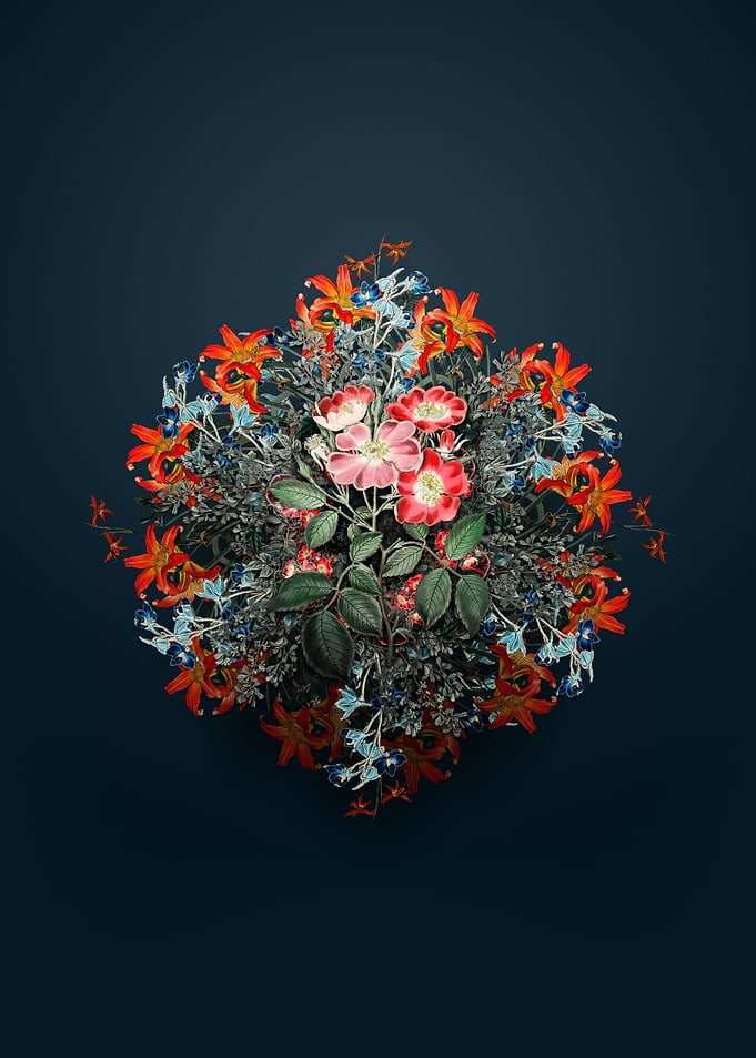 Rose Clare Floral Wreath
