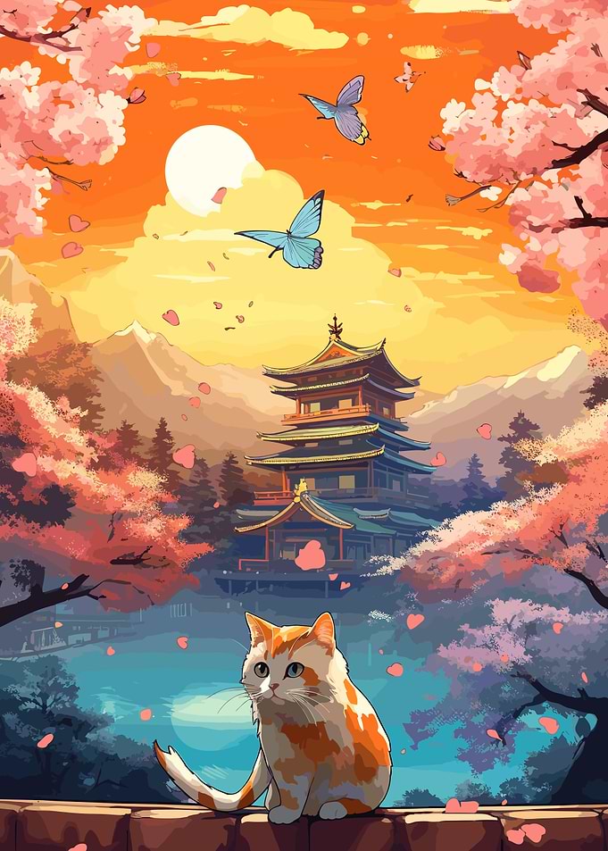 The Moon Night Cat Japan