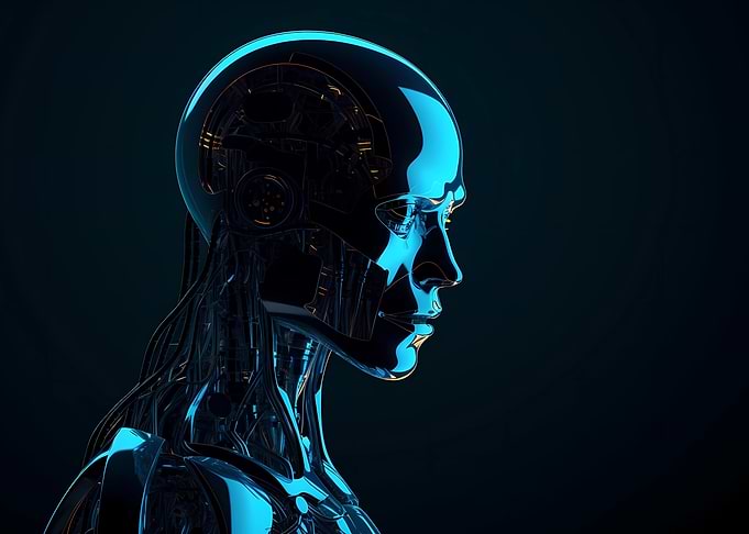 Futuristic robot