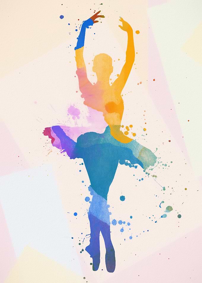Colorful Ballerina