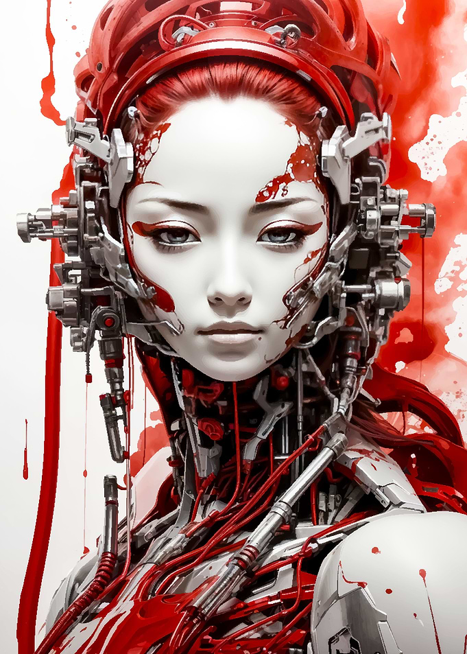Painting of a Future World