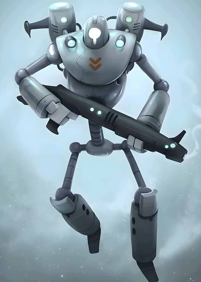 robot ready to fight