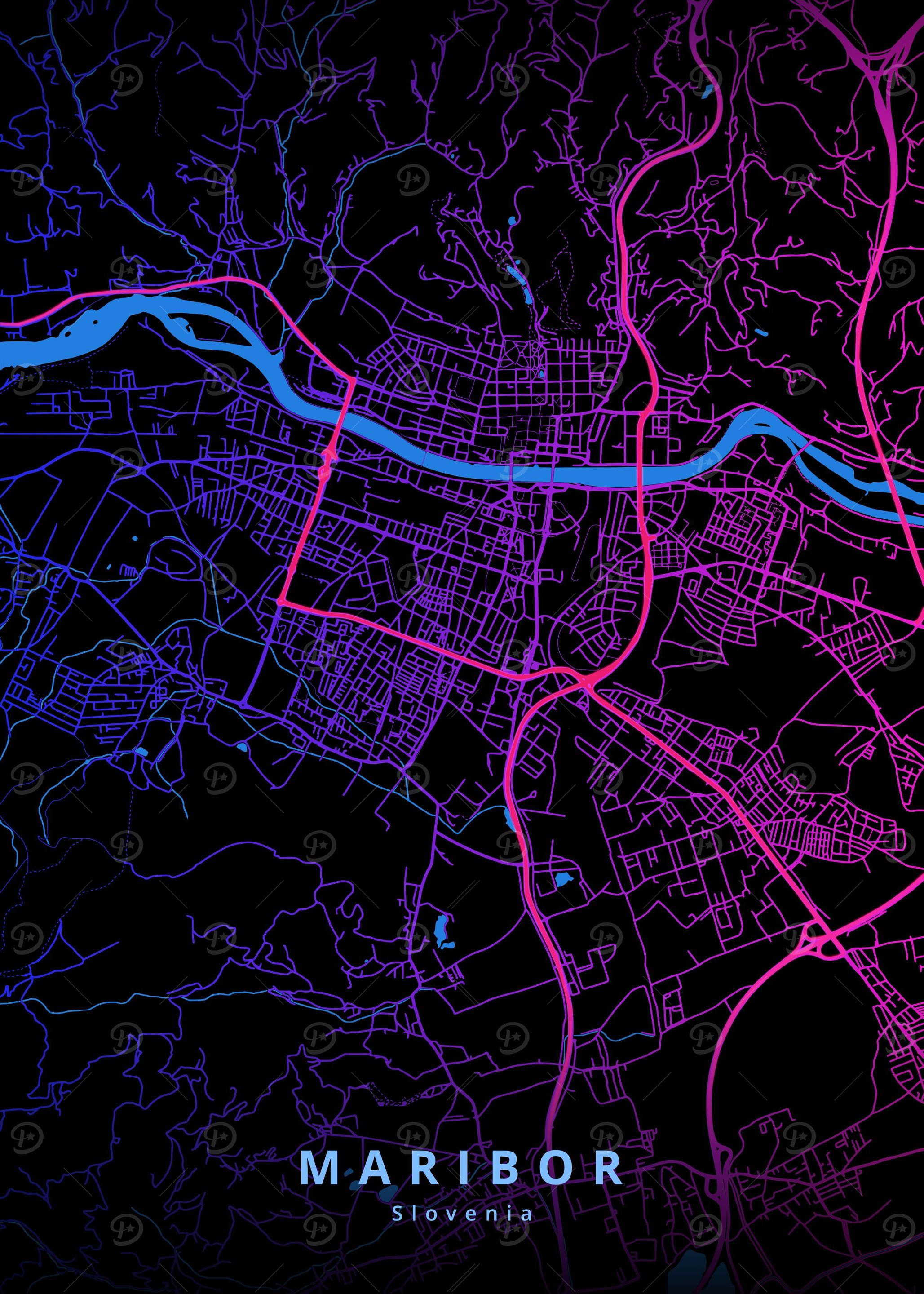 Maribor Slovenia Map