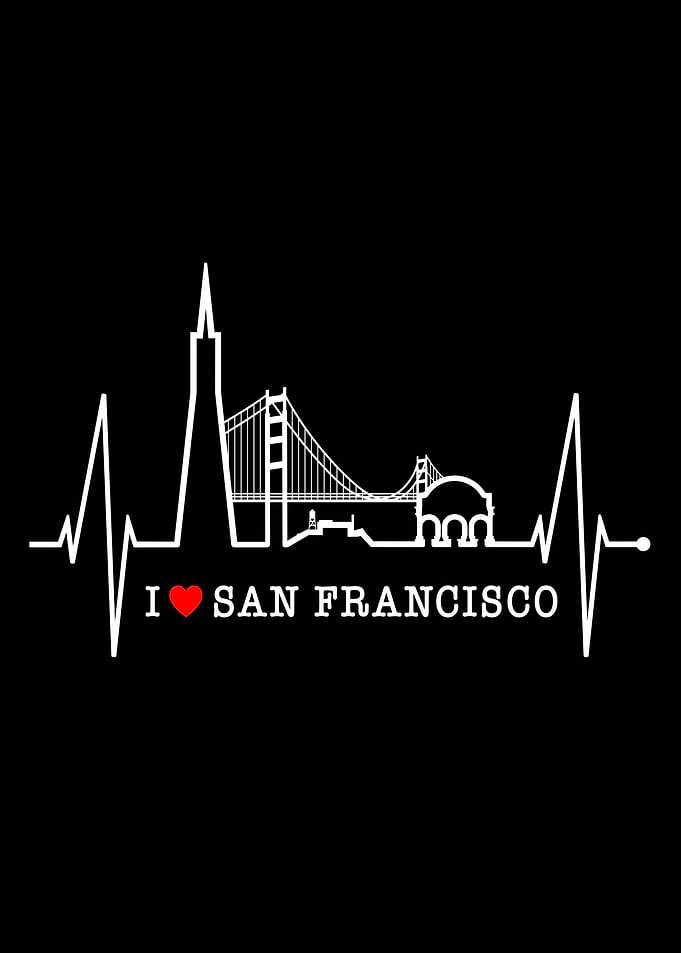 San Francisco Skyline Love