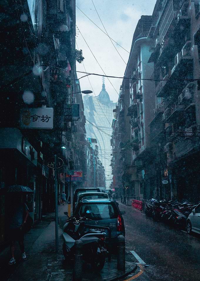 Downpour Rainy Street
