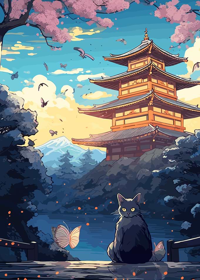 The Moon Night Cat Japan