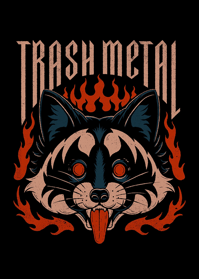 Trash Metal Raccoon