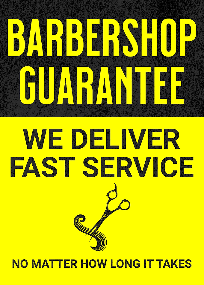 BARBERSHOP FAST YELLOW