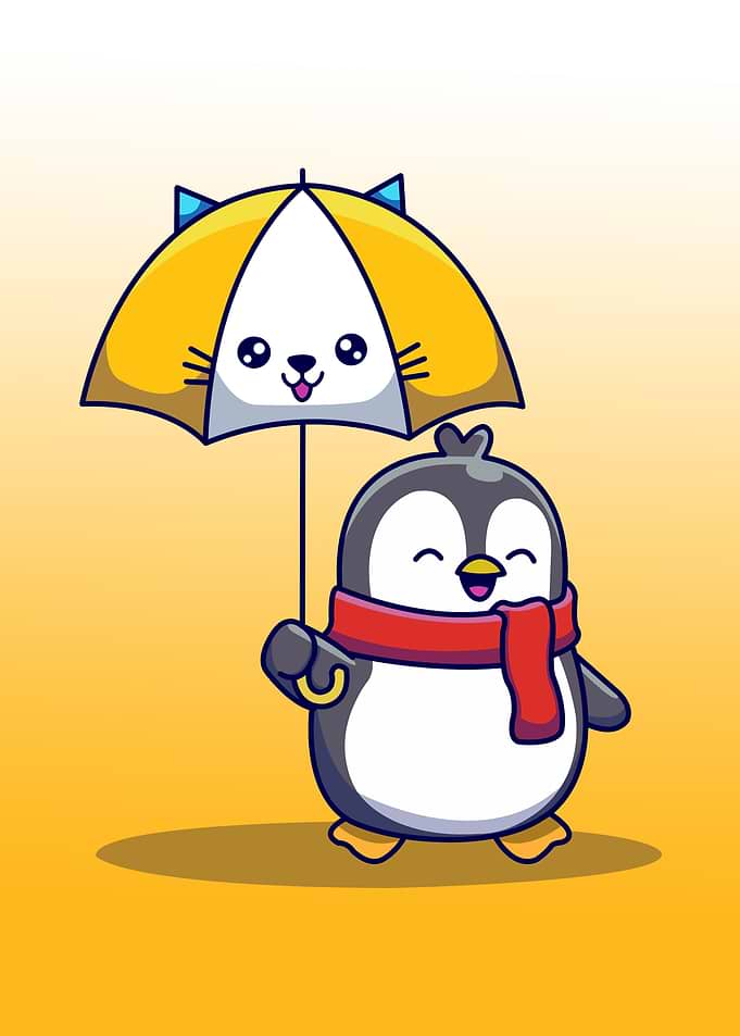 cute penguin animal