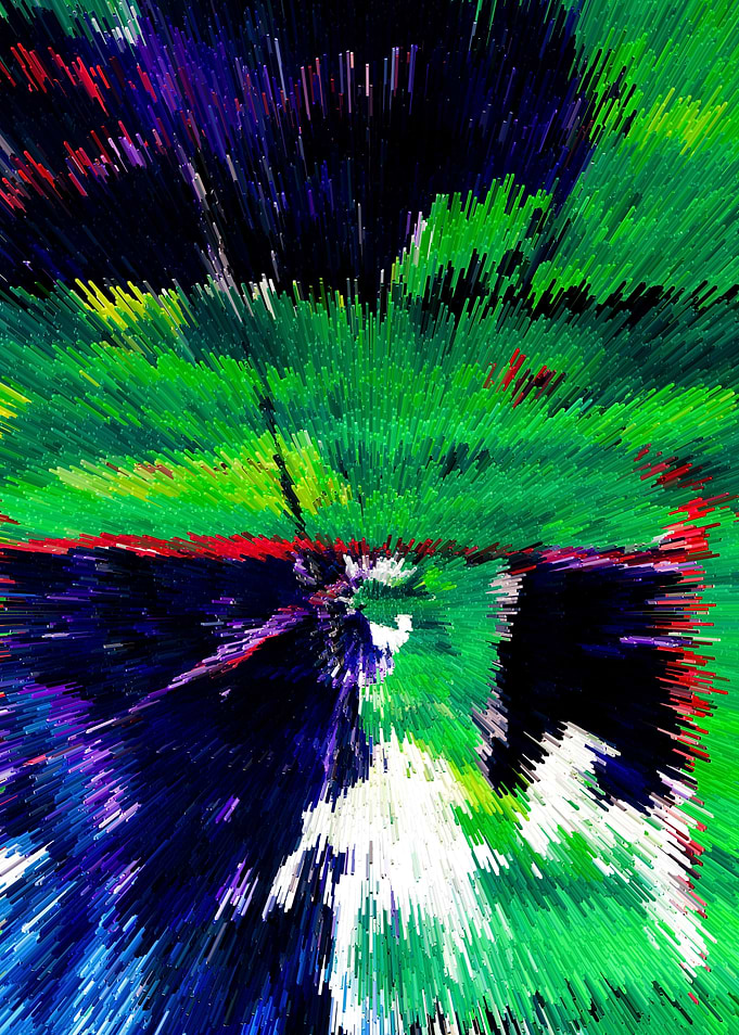 Explosion Acrylic Painting