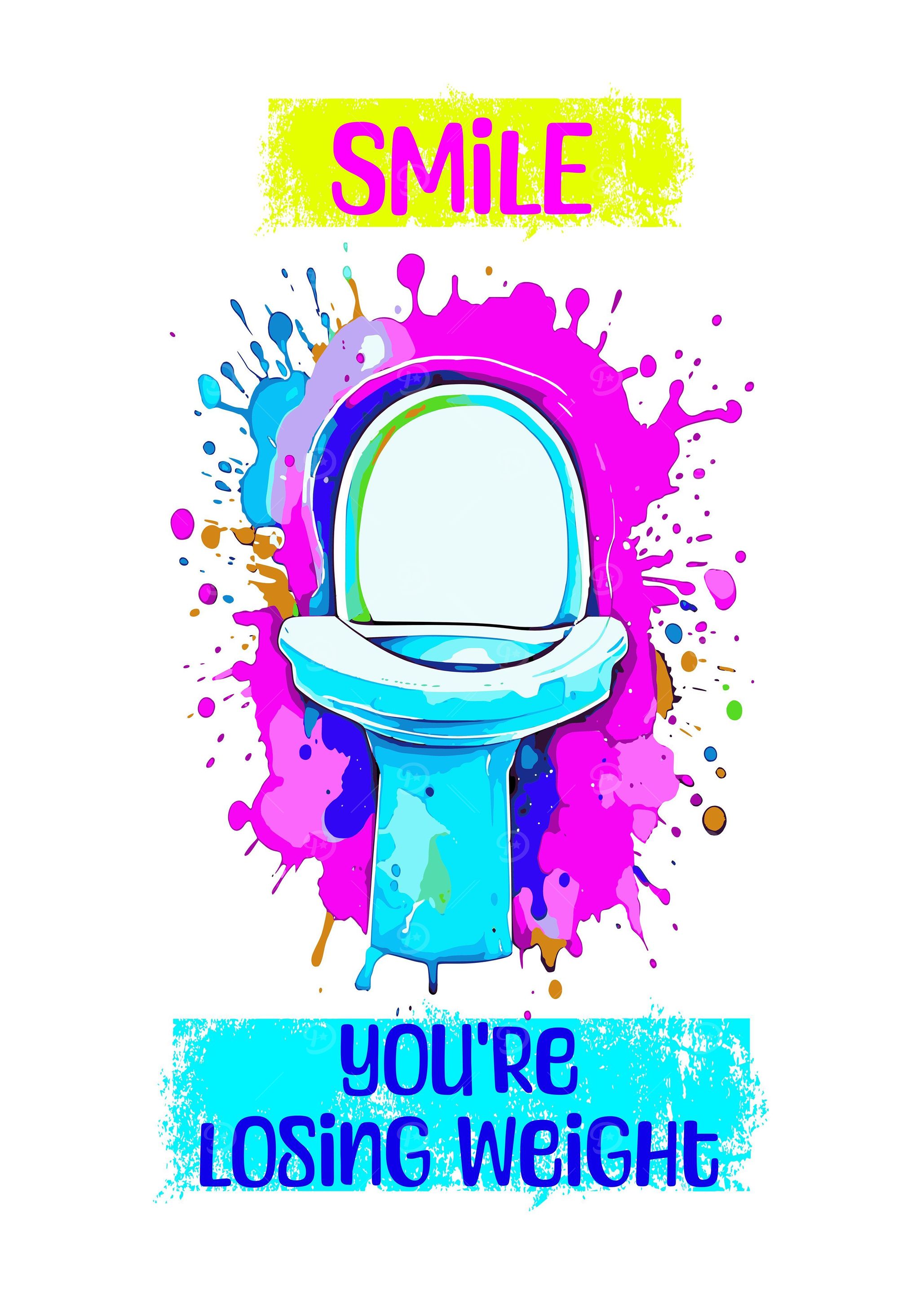 Funny Bathroom Sign Slim