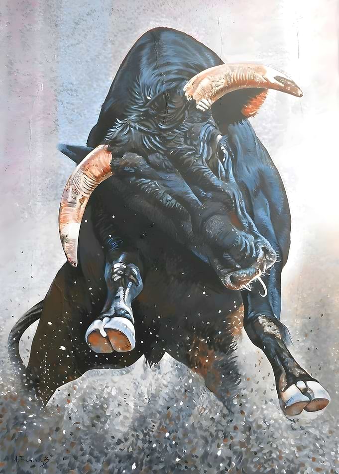 angry bull