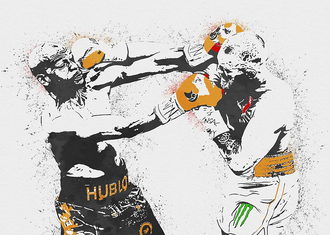 Floyd and Conor Fighting