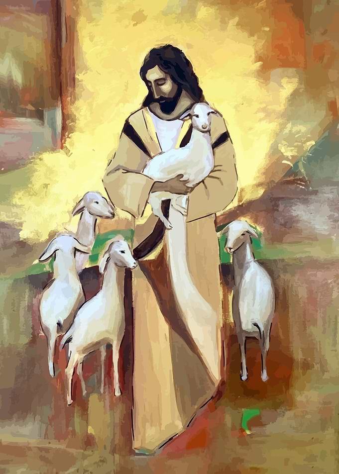 Jesus with Lamb