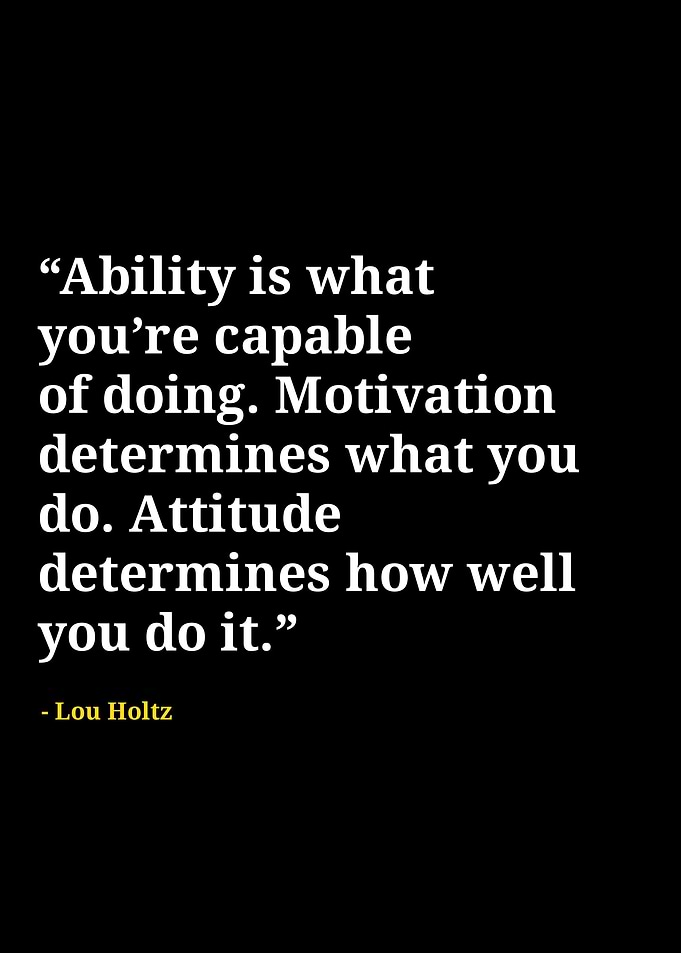 Lou holtz quotes