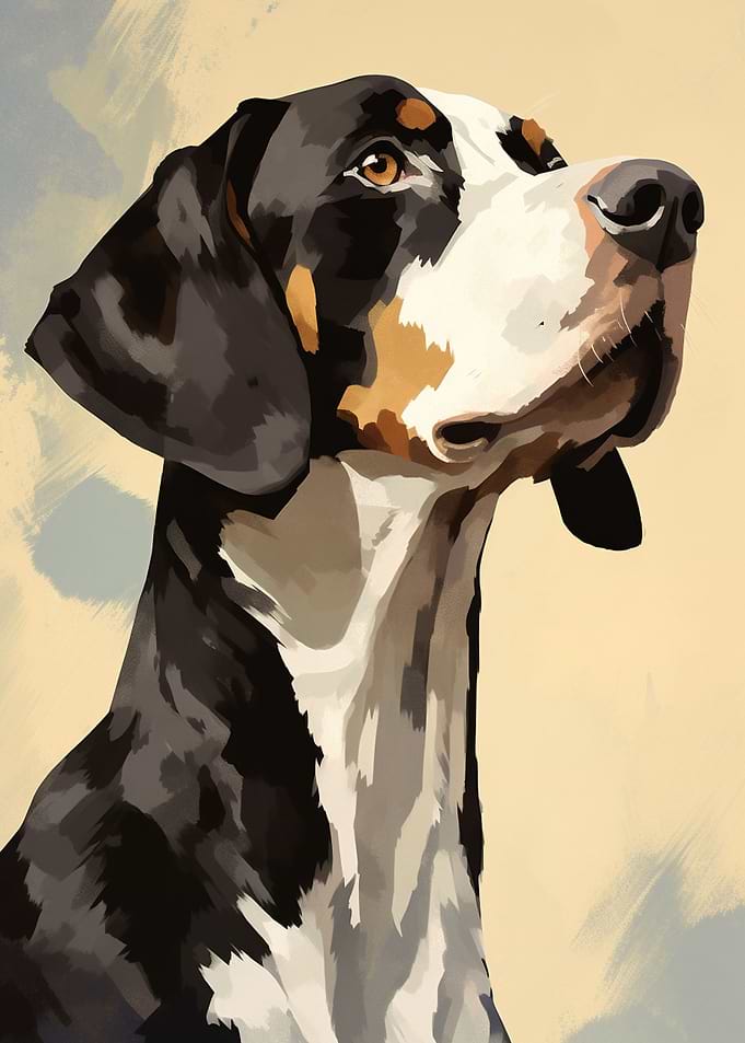 English Pointer dog