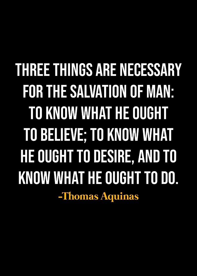 Thomas Aquinas Quote