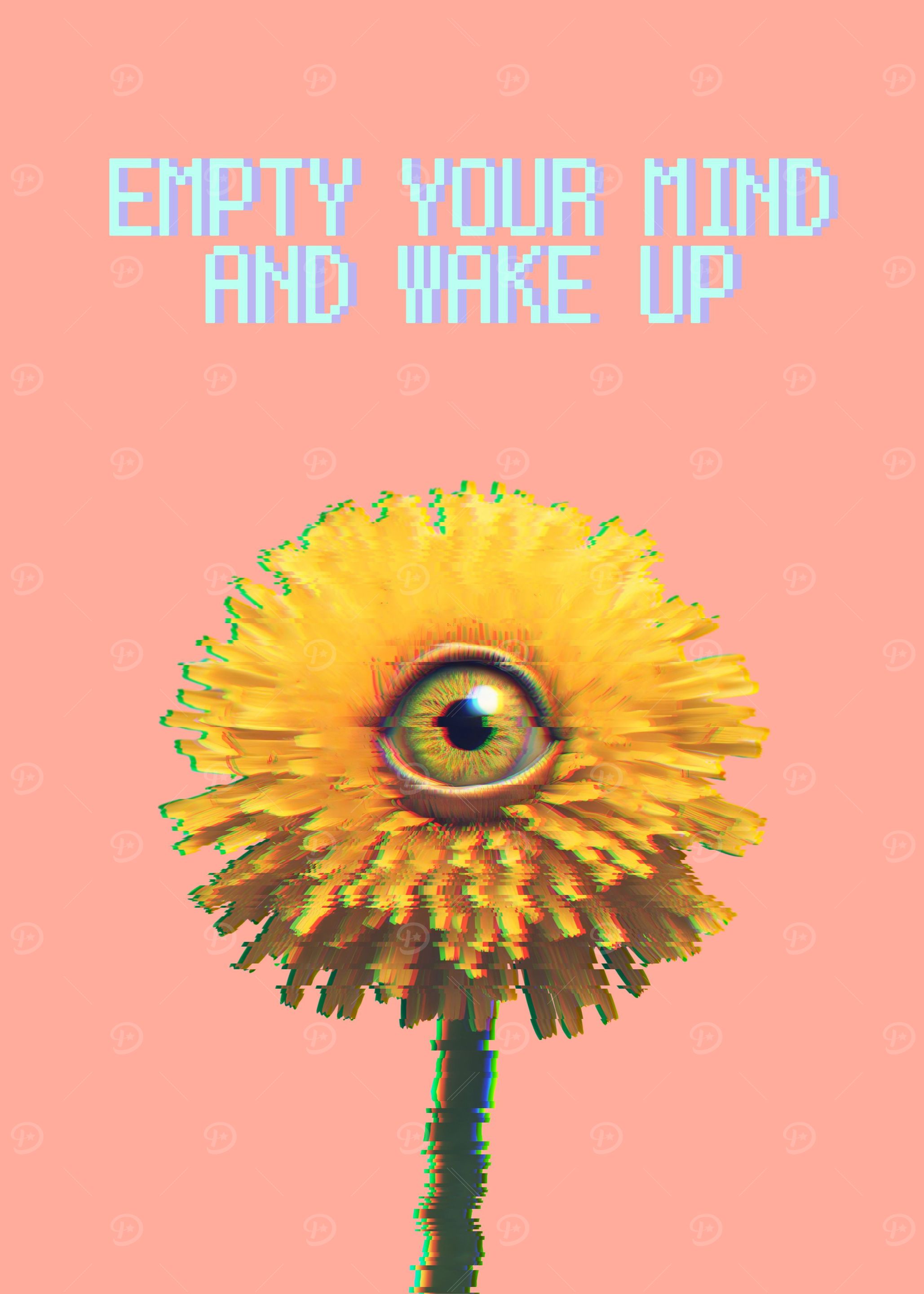 Weirdcore Dandelion Eye