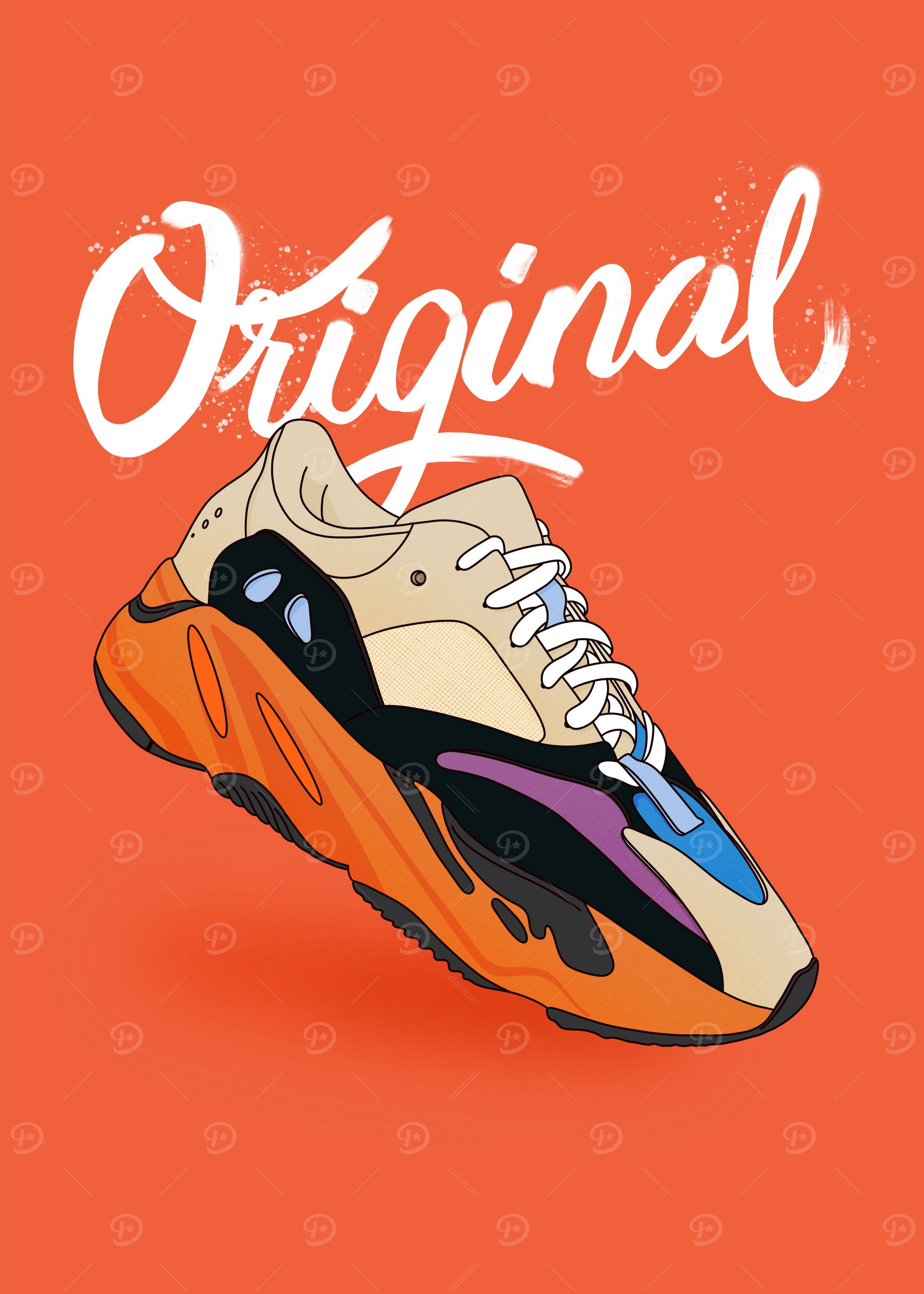 Original shoes modern art
