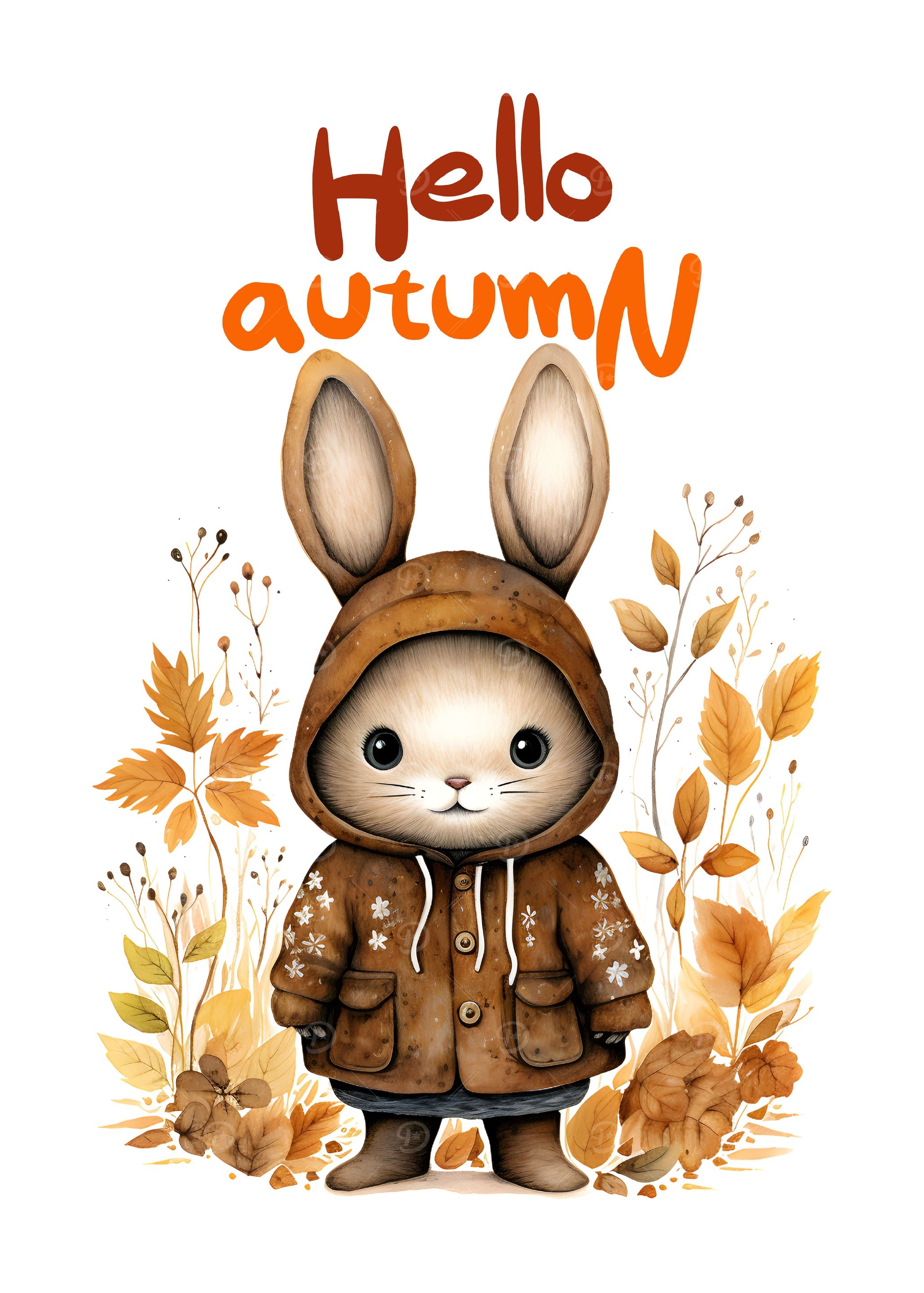 Cute Rabbit Watercolor