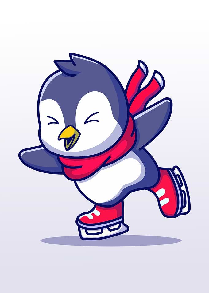 cute penguin animal