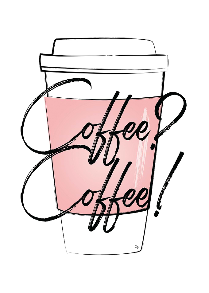 Coffee Cup typography