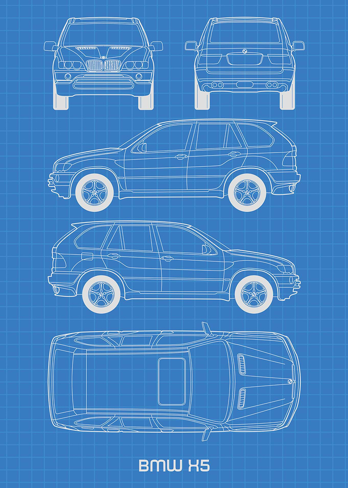 BMW X5 Blueprint
