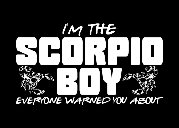 Scorpio Boy Warning Joke