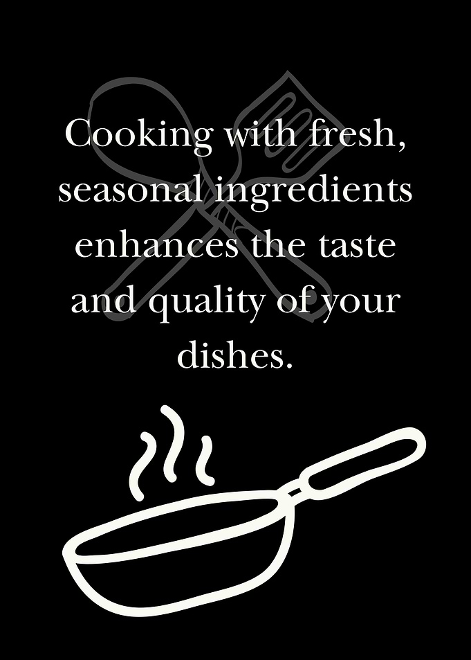 Cooking with fresh
