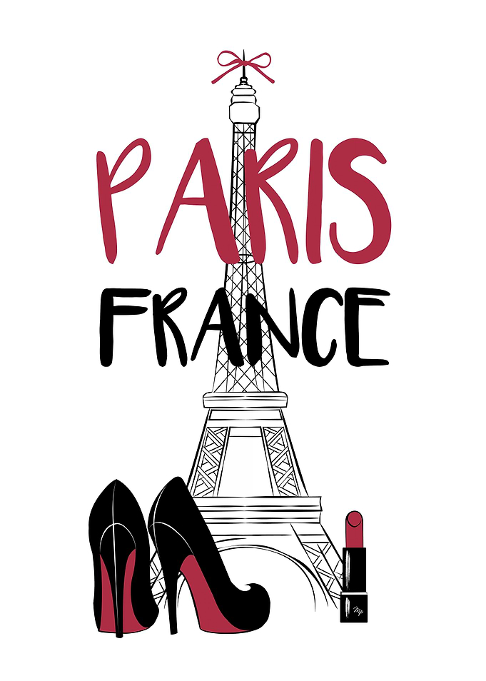 Paris France Fashion Art