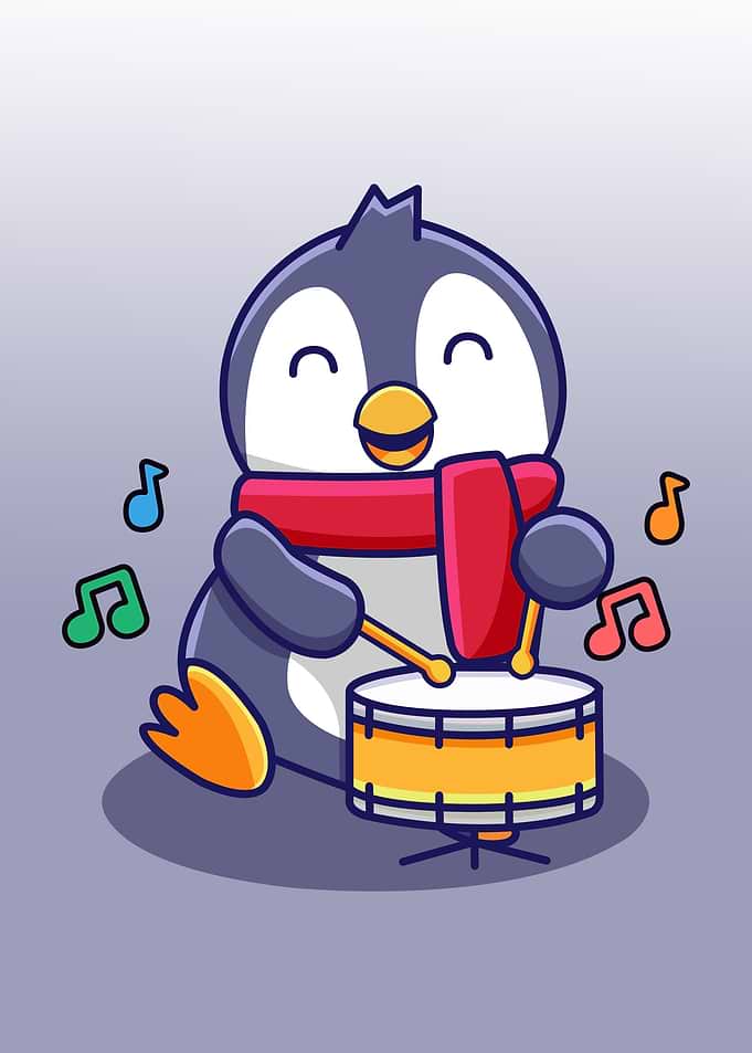 cute penguin animal