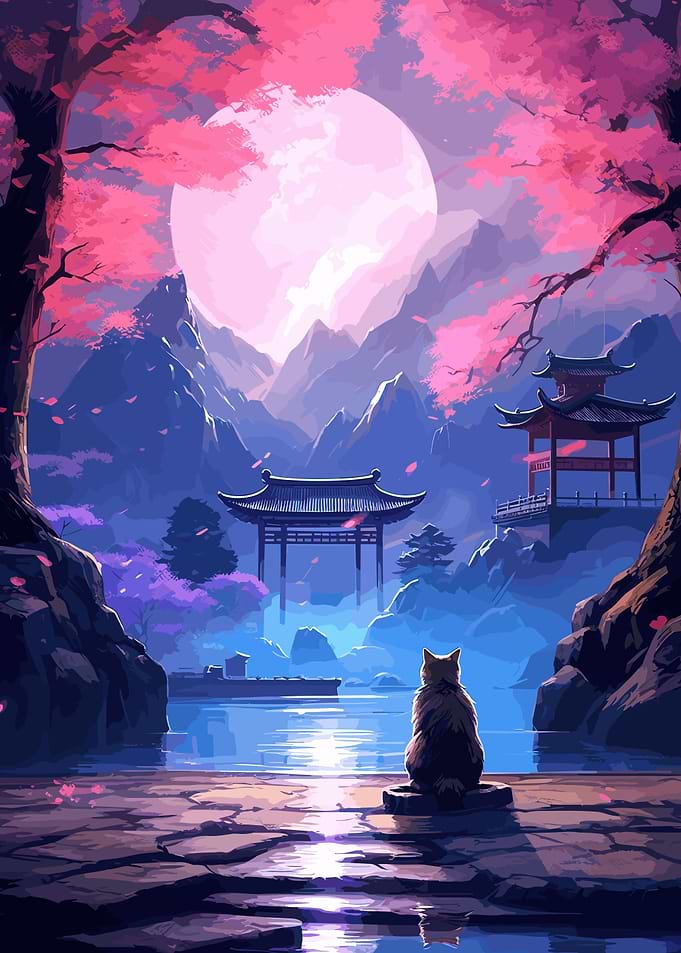 The Moon Night Cat Japan