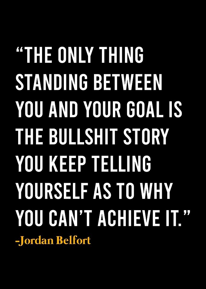 Jordan Belfort Quote