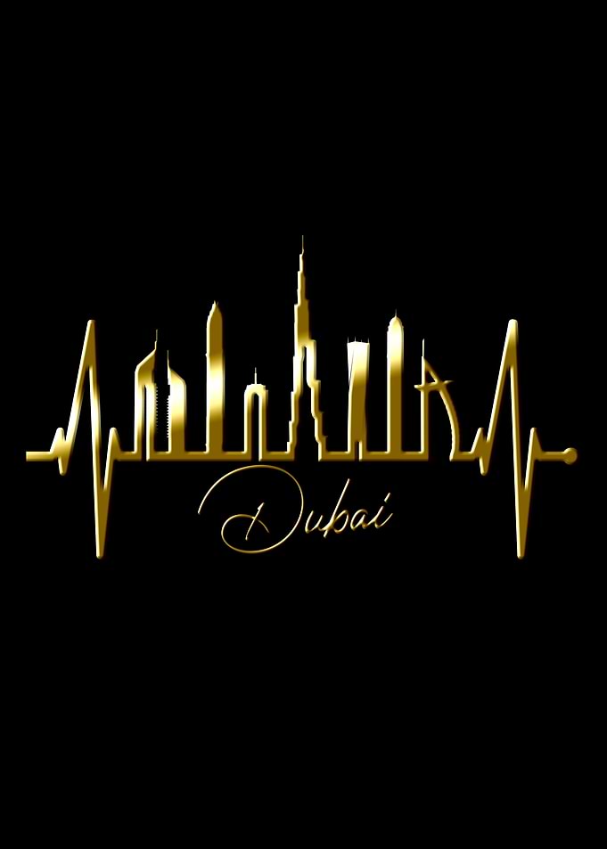 Dubai Skyline Heartbeat