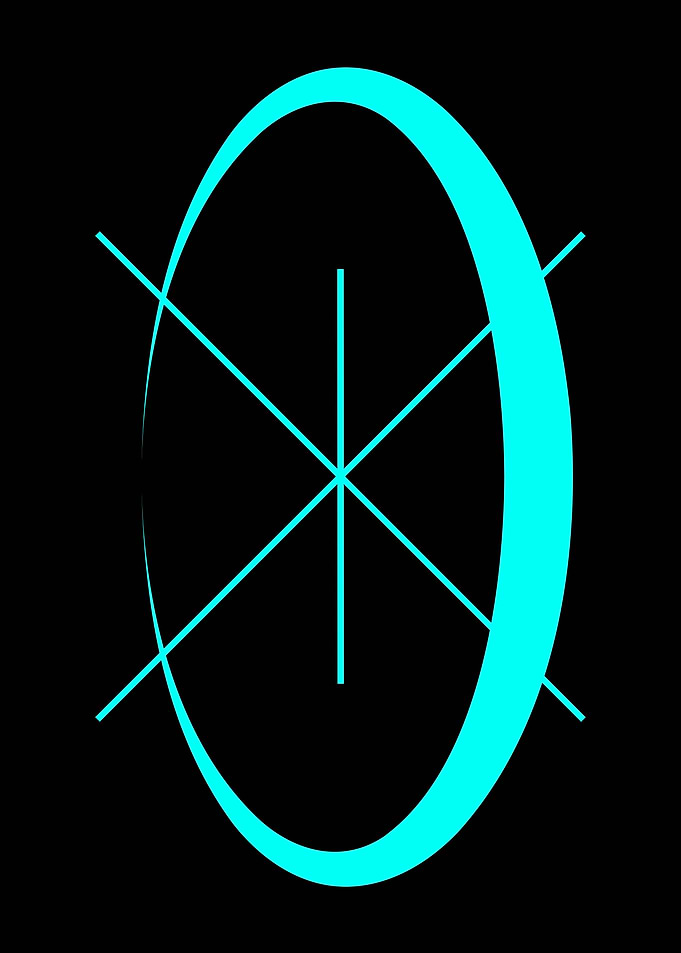 Abstract Voyager Blue