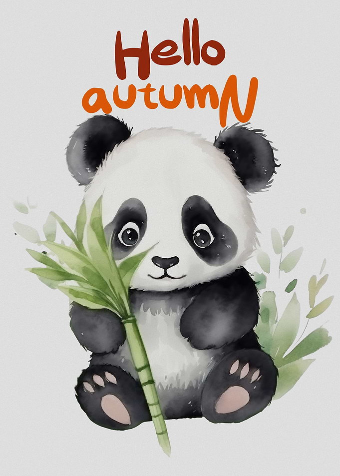 Panda Watercolor