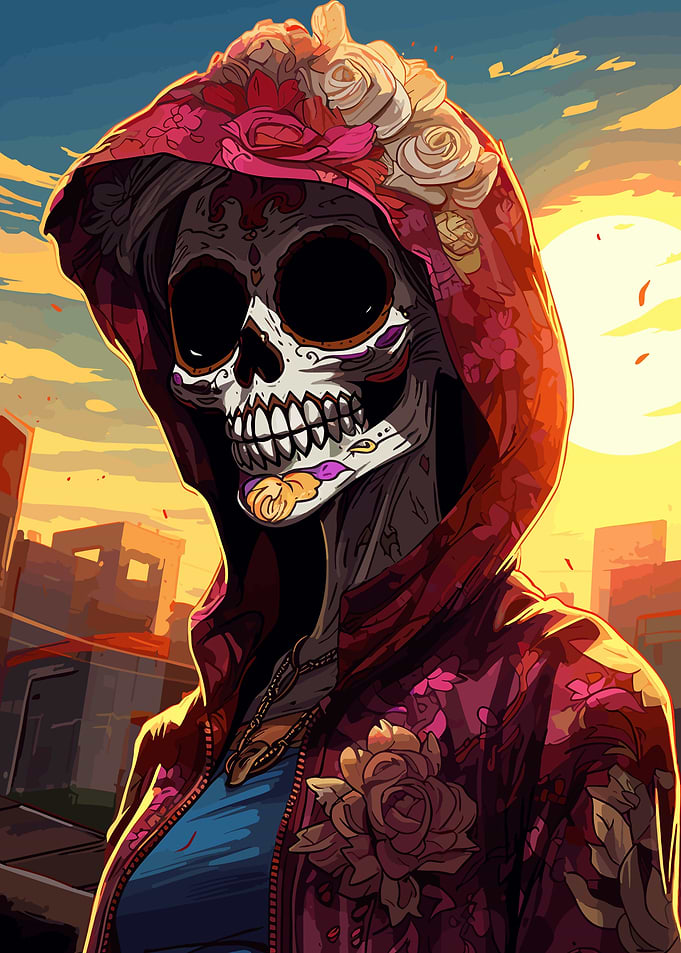 Urban Santa Muerte Catrina