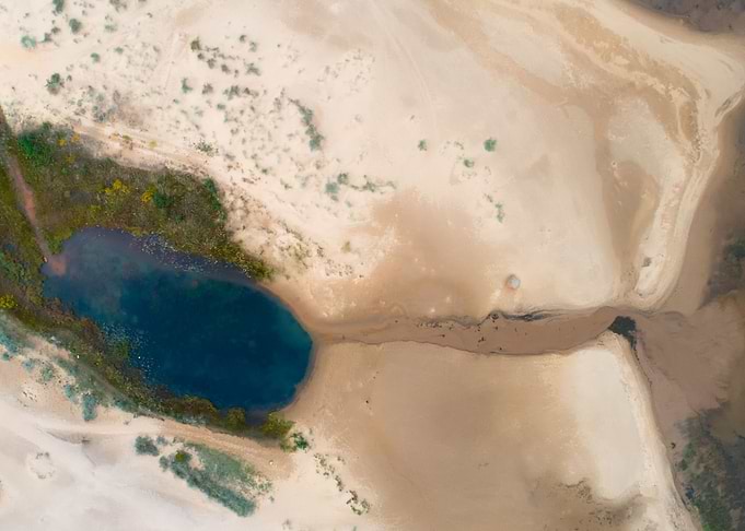 Small River And The Dunes