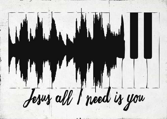 Piano Keys Sound Wave