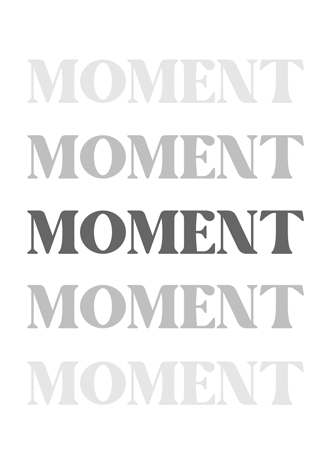 Moment midnset zen elegant