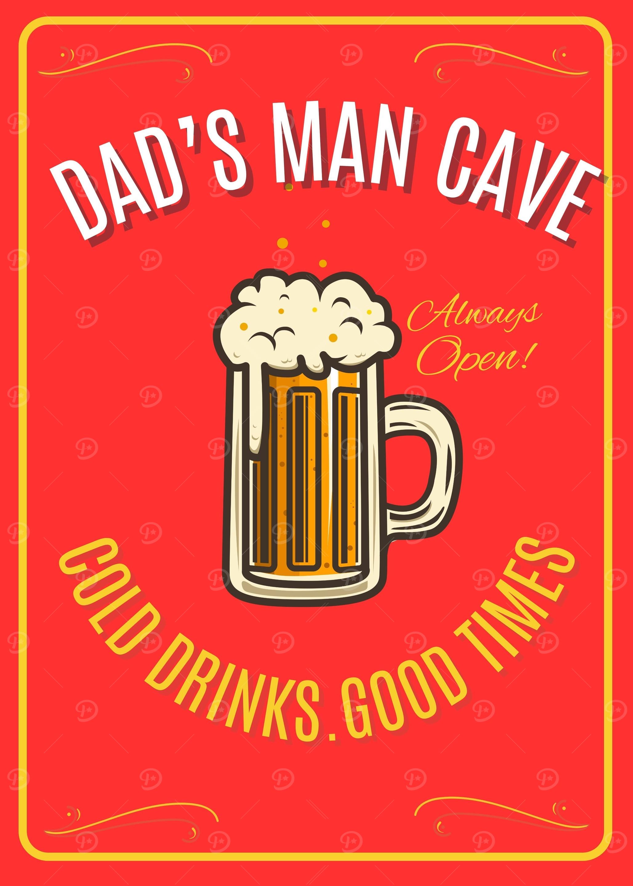 Dads man cave