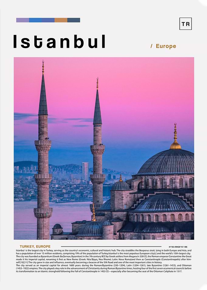 istanbul Poster Landscape