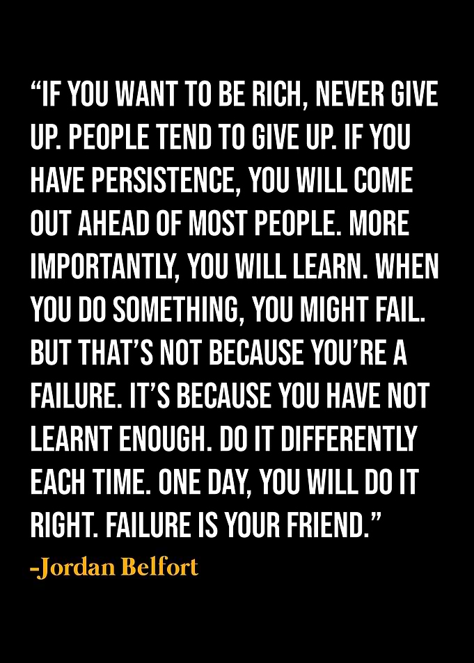 Jordan Belfort Quote