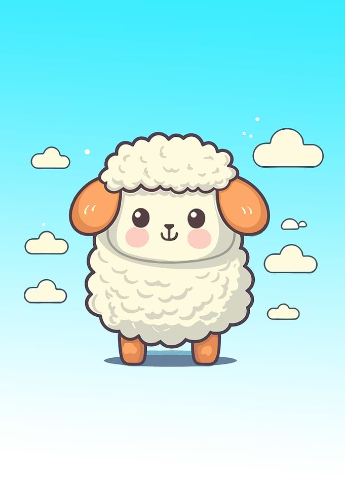 cute sheep animal